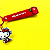 Cordão Alça para Celular Hello Kitty Sanrio Miniso Original - Imagem 2