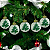 Bolas de Natal com Flocos de Neve e Mini Árvore Decoração - Imagem 5