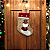 Meia de Natal para pendurar na porta ou parede natalina - Imagem 5