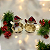Cesta de Natal de palha Papai Noel Boneco de Neve Enfeites - Imagem 6