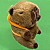 Pelúcia de Capivara com Mochila de Cenoura Fofa Divertida - Imagem 6