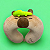 Travesseiro Almofada de Pescoço Viagem Fofinha de Capivara - Imagem 2