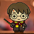 Ímã Geladeira Emborrachado Personagens Harry Potter Miniso - Imagem 8