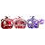 Chaveiro TV Hello Kitty My Melody Kuromi Sanrio Miniso - Imagem 1