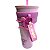 Copo Angel Disney Aço Inox com Chaveiro De silicone Miniso - Imagem 4