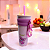 Copo Angel Disney Aço Inox com Chaveiro De silicone Miniso - Imagem 9