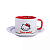 Kit Caneca de Cerâmica com Pires Hello Kitty Sanrio Miniso - Imagem 3