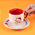 Kit Caneca de Cerâmica com Pires Hello Kitty Sanrio Miniso - Imagem 6