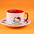 Kit Caneca de Cerâmica com Pires Hello Kitty Sanrio Miniso - Imagem 7