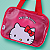 Necessaire Bolsa Hello Kitty infantil Fofa Sanrio Miniso - Imagem 5