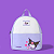 MOCHILA INFANTIL KUROMI RESISTENTE ORIGINAL SANRIO MINISO - Imagem 3
