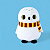 Pelúcia Fofa Hedwig Harry Potter Cachecol Grifinória Miniso - Imagem 5