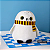 Pelúcia Fofa Hedwig Harry Potter Cachecol Grifinória Miniso - Imagem 10