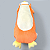 TRAVESSEIRO DE CORPO PELUCIA PINGUIN SUPER MACIO MINISO - Imagem 3