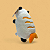 Pelúcia Fofa Panda Sushi Camarão Antialérgica Miniso - Imagem 14