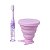 Kit Escova De Dentes Dobrável + Copo Kuromi Sanrio Miniso - Imagem 1