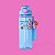 Garrafa Squeeze BT21 Cooky Fofa Com Chaveiro Miniso - Imagem 8