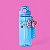 Garrafa Squeeze BT21 Cooky Fofa Com Chaveiro Miniso - Imagem 9