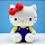 Pelúcia Hello Kitty Antialérgica Sanrio Original Miniso - Imagem 3