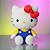 Pelúcia Hello Kitty Antialérgica Sanrio Original Miniso - Imagem 7