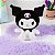 Boneca Pelúcia Fofa Kuromi Sanrio Original Miniso - Imagem 9
