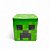 Lata Decorativa Minecraft Creeper Gamer Original Miniso - Imagem 1