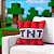 Almofada Minecraft TNT Fofa Geek Gamer Original Miniso - Imagem 4