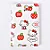 Porta Passaporte Hello Kitty Sanrio Maçãs Branco Miniso - Imagem 1