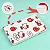 Porta Passaporte Hello Kitty Sanrio Maçãs Branco Miniso - Imagem 3