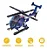 Miniso Blocos De Montar Helicóptero Policial Educativo - Imagem 8