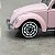 Brinquedo Carrinho De Metal Fusca Rosa Miniso Toys Miniatura - Imagem 4