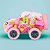 Miniso Blocos De Montar Carro Esportivo Infantil Rosa - Imagem 6