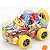 Blocos De Montar Infantil Carro Esportivo Miniso Amarelo - Imagem 1