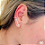 BRINCO DE PRATA EAR CUFF C/ ZIRC - Imagem 2