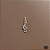 PINGENTE PRATA 925 NOTA MUSICAL - Imagem 2