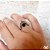 ANEL PRATA 925 COROA E PEDRA PRETA BOHO - Imagem 2