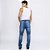 Calça Slim Masculina em Jeans Médio  Azul - Cristal - Imagem 2