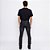 Calça Slim Masculina em Jeans Preta - Savian - Imagem 3