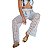 Calça Saida De Praia Feminina Tricô Verão Canga Moda Tricot - Imagem 5