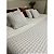 Kit Peseira Trança Decorativa Tricot Cama Queen + 2 Capas 60X40 - Imagem 4