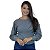 Blusa De Frio Feminina Tricot Manga Bufante Moda Inverno - Imagem 1