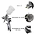 PISTOLA GRAVIDADE HVLP H2000 BICO 1,0MM - AVALON - Imagem 2