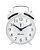 Relógio Despertador Antigo A Corda Mecânico Alto 2206 - Imagem 1