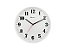 Relógio Parede Branco Para Cozinha 26 Cm Herweg 6126-21 - Imagem 1