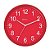 Relógio De Parede Herweg Vermelho | 26cm com Tic Tac | 660111 - Imagem 1
