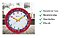 Relógio Parede Herweg Educativo e Infantil | Vermelho com 25 cm 6690 - Imagem 5
