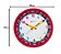 Relógio Parede Herweg Educativo e Infantil | Vermelho com 25 cm 6690 - Imagem 4
