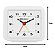 Relogio Despertador Quartz Analogico Quadrado Herweg 2612 - Imagem 3