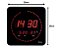Relógio De Parede Mesa Digital Led Herweg Termômetro 6499 - Imagem 4