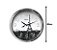 Relógio De Parede 40cm Silencioso Cromado Herweg 660057 - Imagem 4